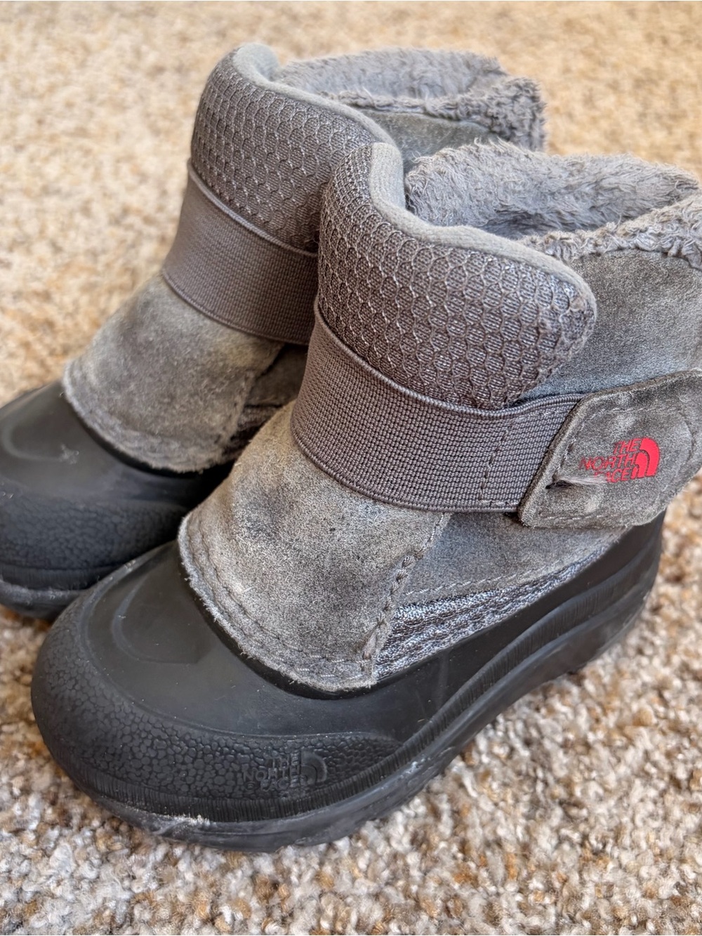 The North Face Kids Grey Waterproof Insulated Boots